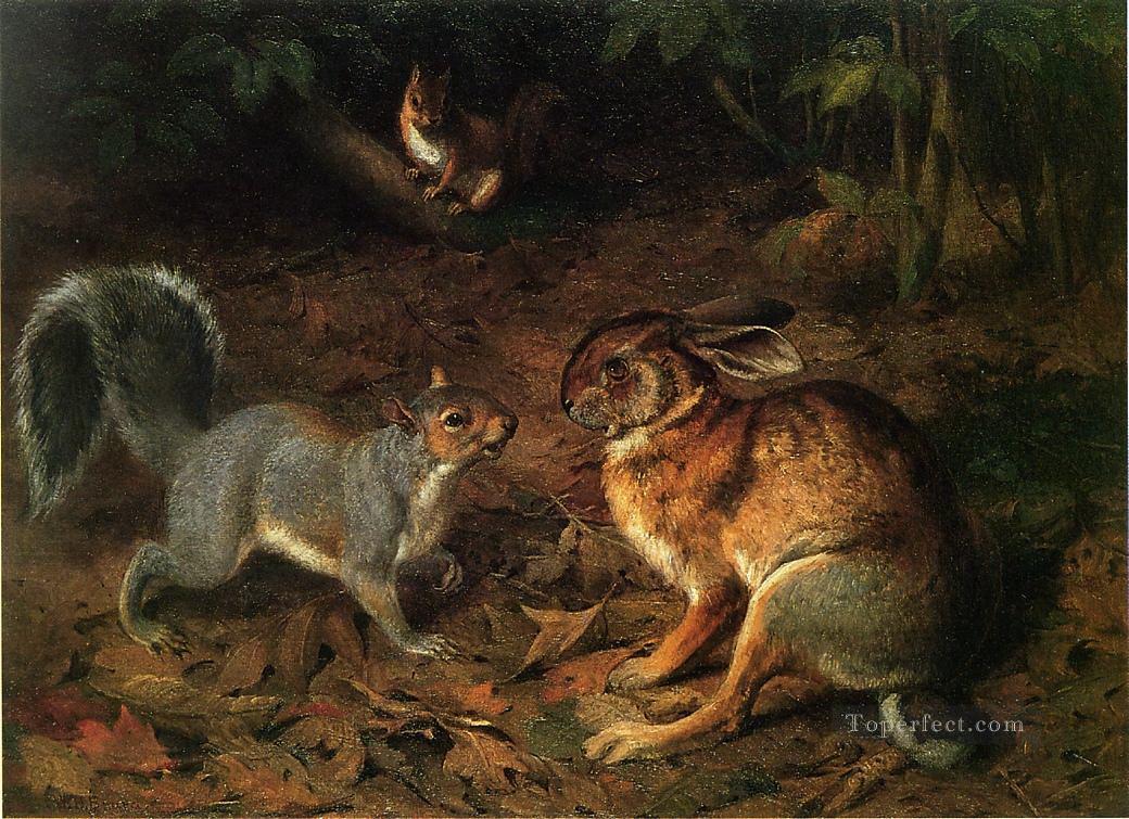 The Gossips William Holbrook Beard cat Oil Paintings